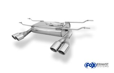 Endschalldämpfer quer Ausgang rechts/links - 2x70 Typ 16 rechts/links passend für: Mazda MX5 ND